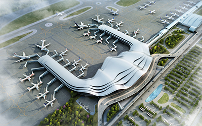 桂林兩江國際機場航站樓及站坪配套設施擴建工程-T2航站樓工程（含連廊）