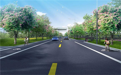 來賓市河南工業園工業大道道路翻修工程